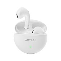 AUDIFONOS ACTECK SENSE EP230 / INALAMBRICOS / BLUETOOTH / CONTROL TACTIL / PROTECCION IPX4 CONTRA SALPICADURAS / BLANCO / AC-935111 AUDIFONOS ACTECK SENSE EP230 / INALAMBRICOS / BLUETOOTH / CONTROL TACTIL / PROTECCION IPX4 CONTRA SALPICADURAS / BLANCO / AC-935111